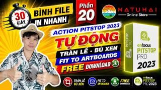 PHẦN 20: Action Pitstop 2023 TỰ ĐỘNG tràn lề, bù xén, fit to artboards Free Download