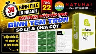PHẦN 22: Review Chi Tiết Action Pitstop Pro 24.11 Bình Tem Tròn Và Chia Cột