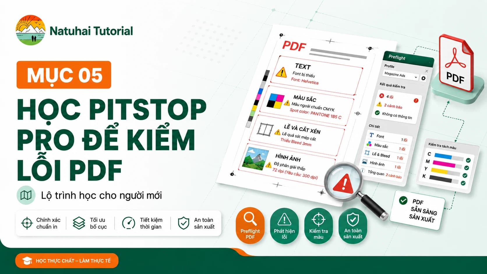 Học PitStop Pro để kiểm lỗi PDF