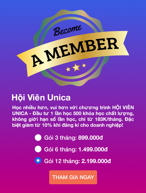 Hội Viên UNICA - Học Không Giới Hạn