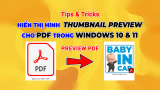 Hướng Dẫn Hiển Thị Thumbnail File PDF Trong Acrobat Pro Dc 2024